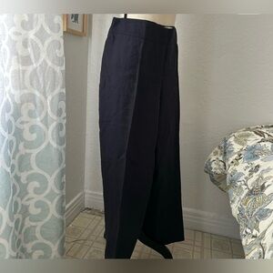 Marina Rinaldi navy blue linen trousers (size 16)